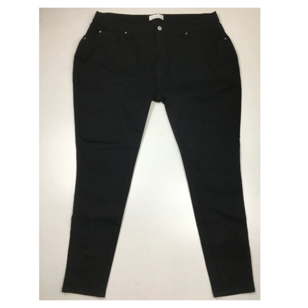 NWOT SENE Studios Black Wash Cut 5 Pocket Bespoke/Custom Made Skinny Jeans